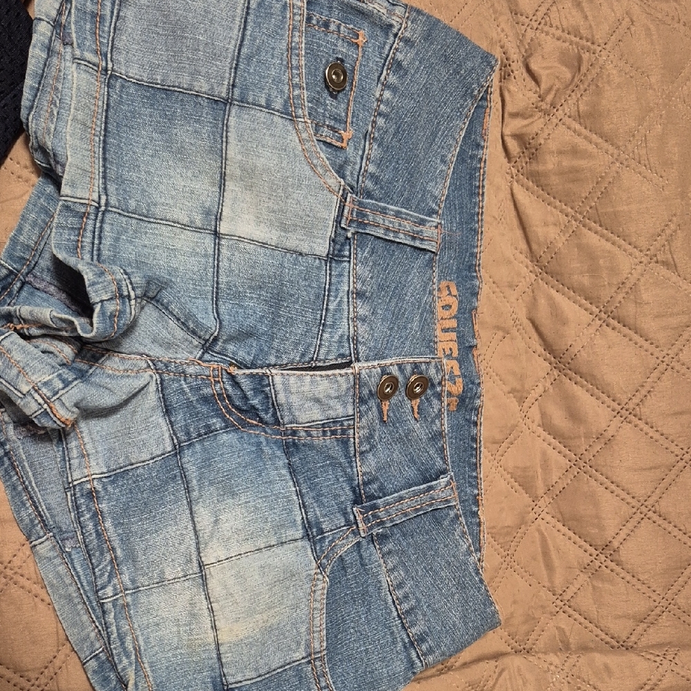 Guess Faded Blue Denim Shorts